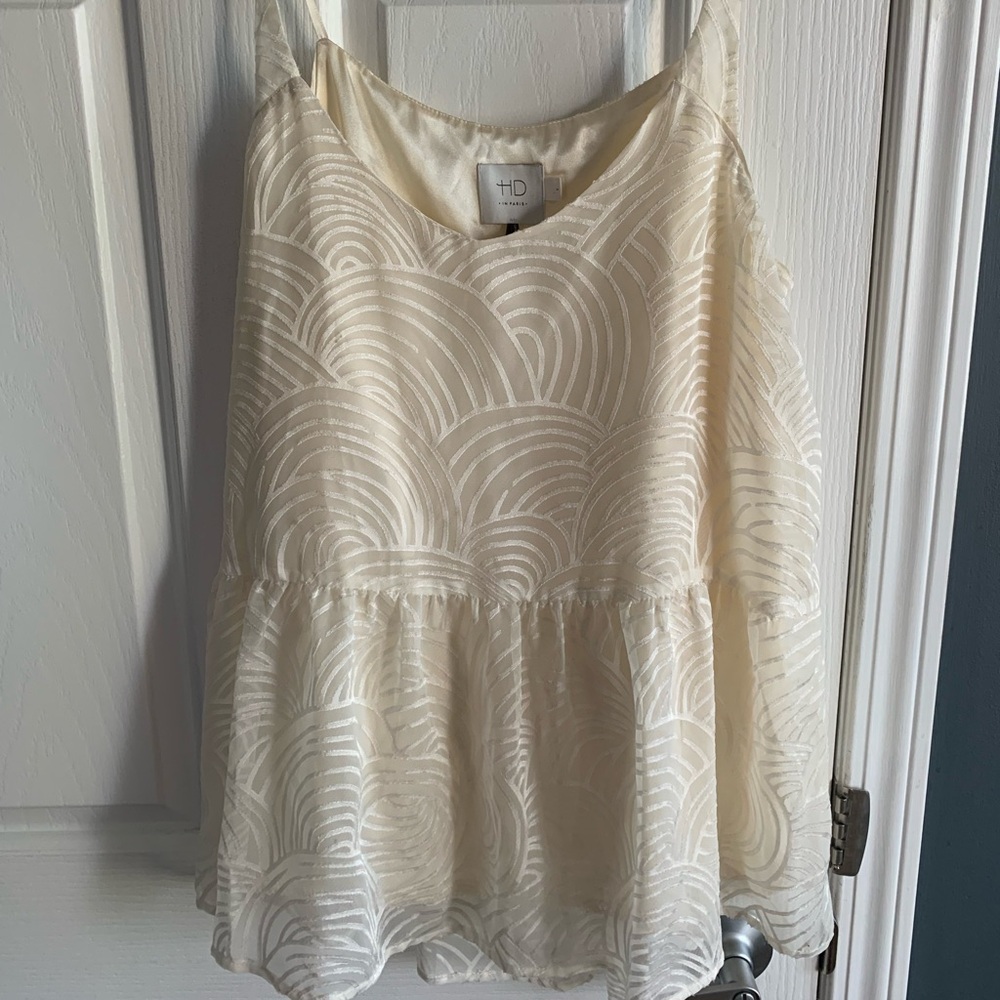 Anthropologie peplum top